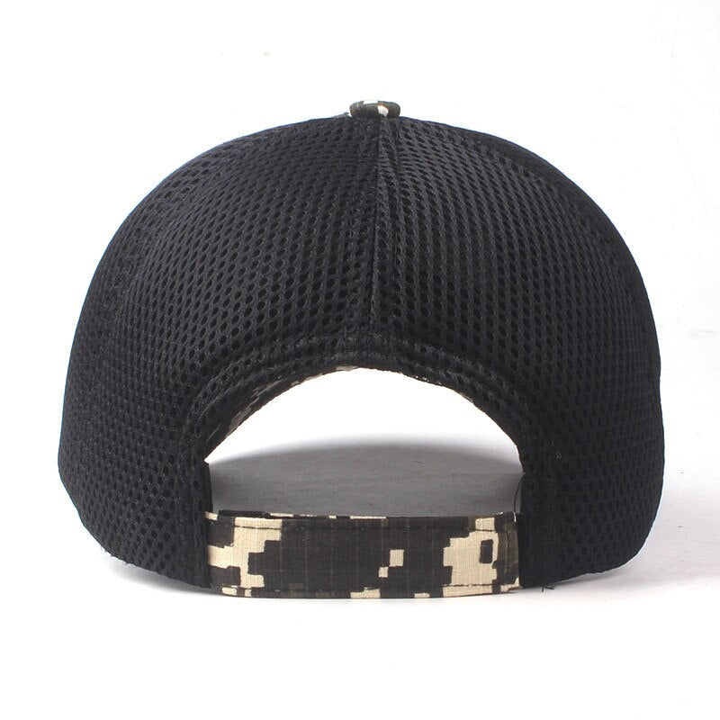 USA Flag Camouflage Hat With Removable Patch