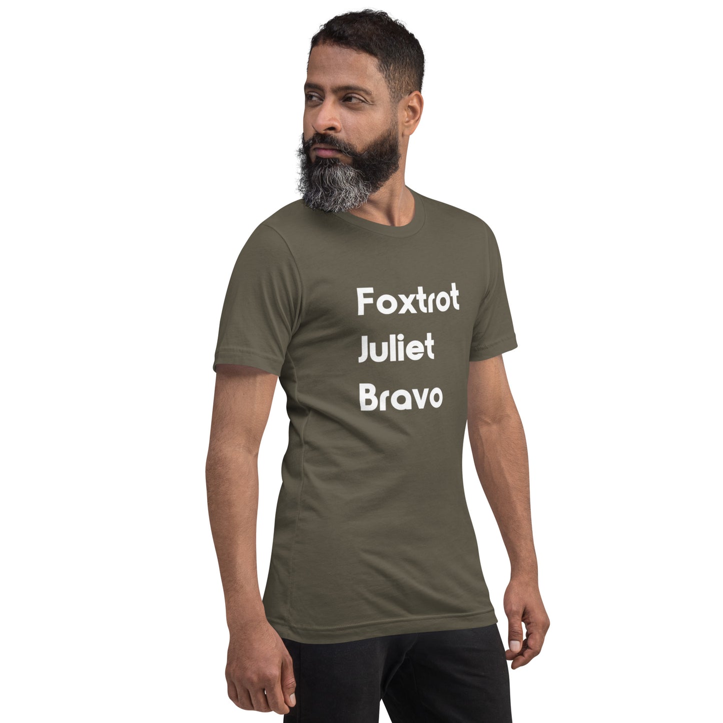 Foxtrot Juliet Bravo Unisex T-Shirt (12 Color Options)