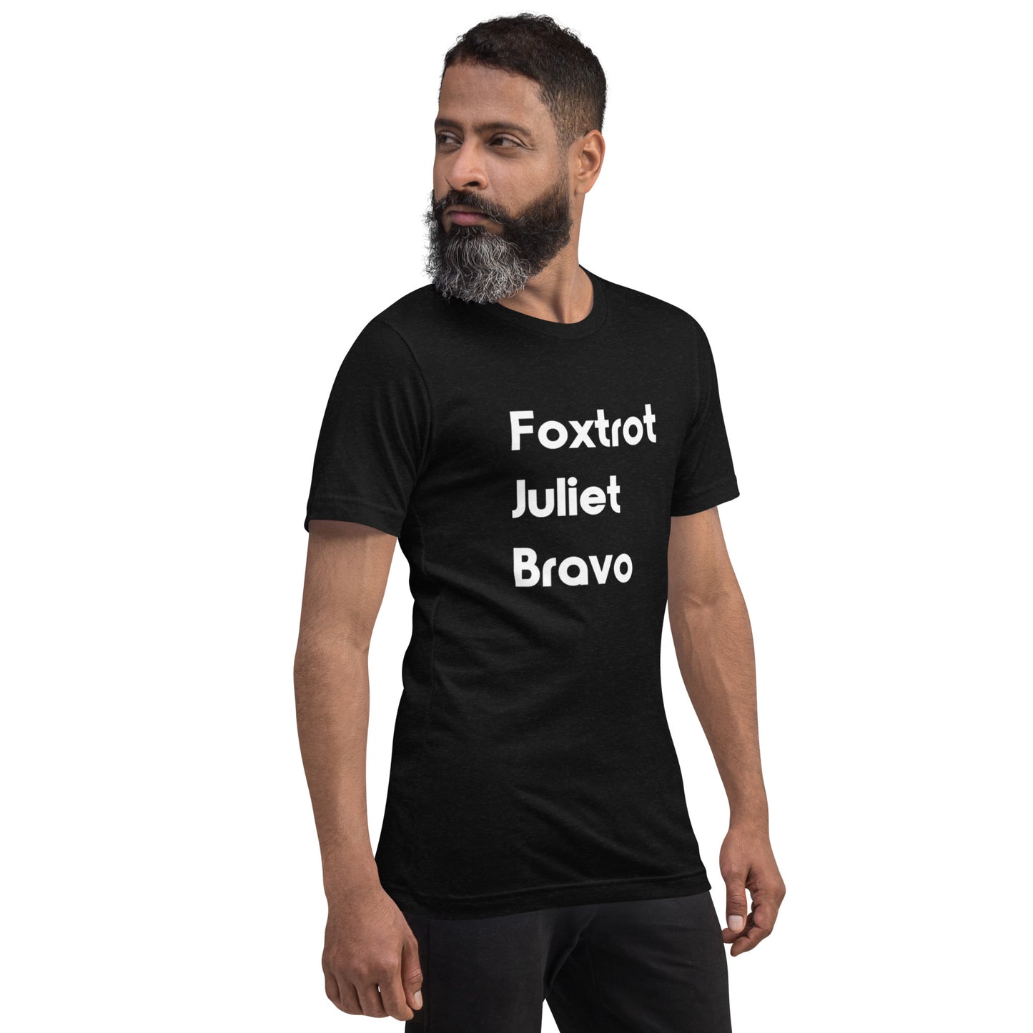 Foxtrot Juliet Bravo Unisex T-Shirt (12 Color Options)