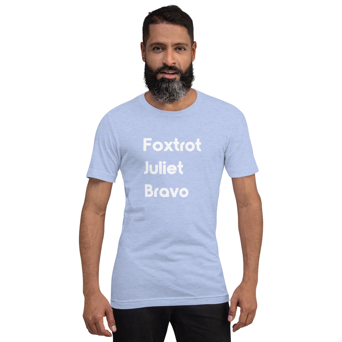 Foxtrot Juliet Bravo Unisex T-Shirt (12 Color Options)