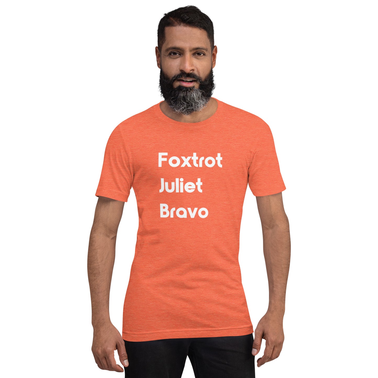 Foxtrot Juliet Bravo Unisex T-Shirt (12 Color Options)