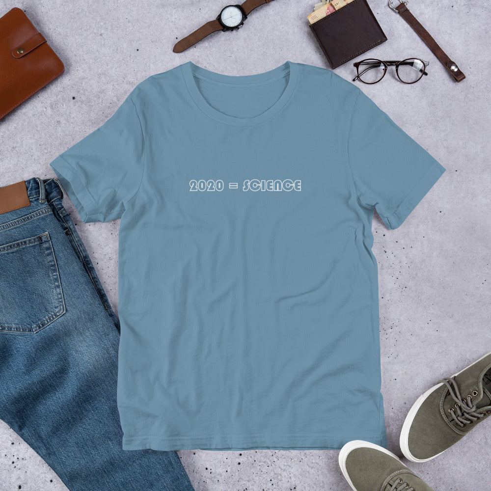 2020 = Upside Down Science Unisex T-Shirt (18 Color Options)